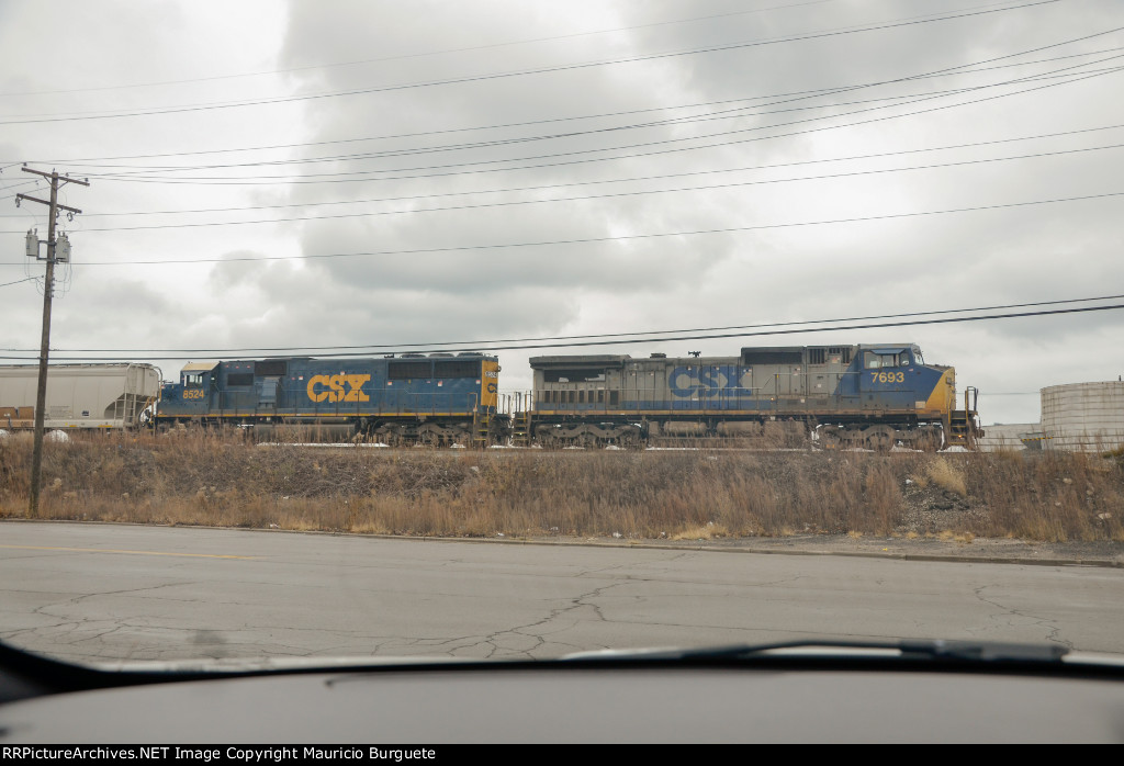 CSX Locomotives in the Yard